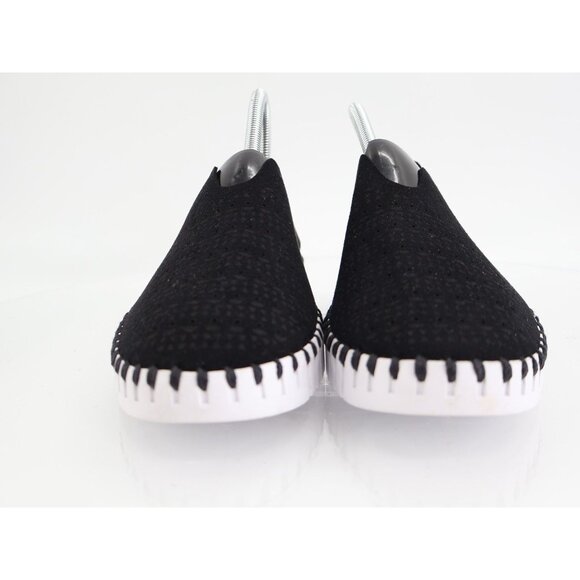 Ilse Jacobsen Tulip Flat Sz 39 9 Slip On Black perforated Sneaker - Picture 3 of 13